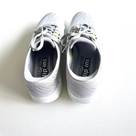 Men’s Skechers Slip-Ins Go Run 7.0 White/Gray Sneaker - Picture 6 of 7